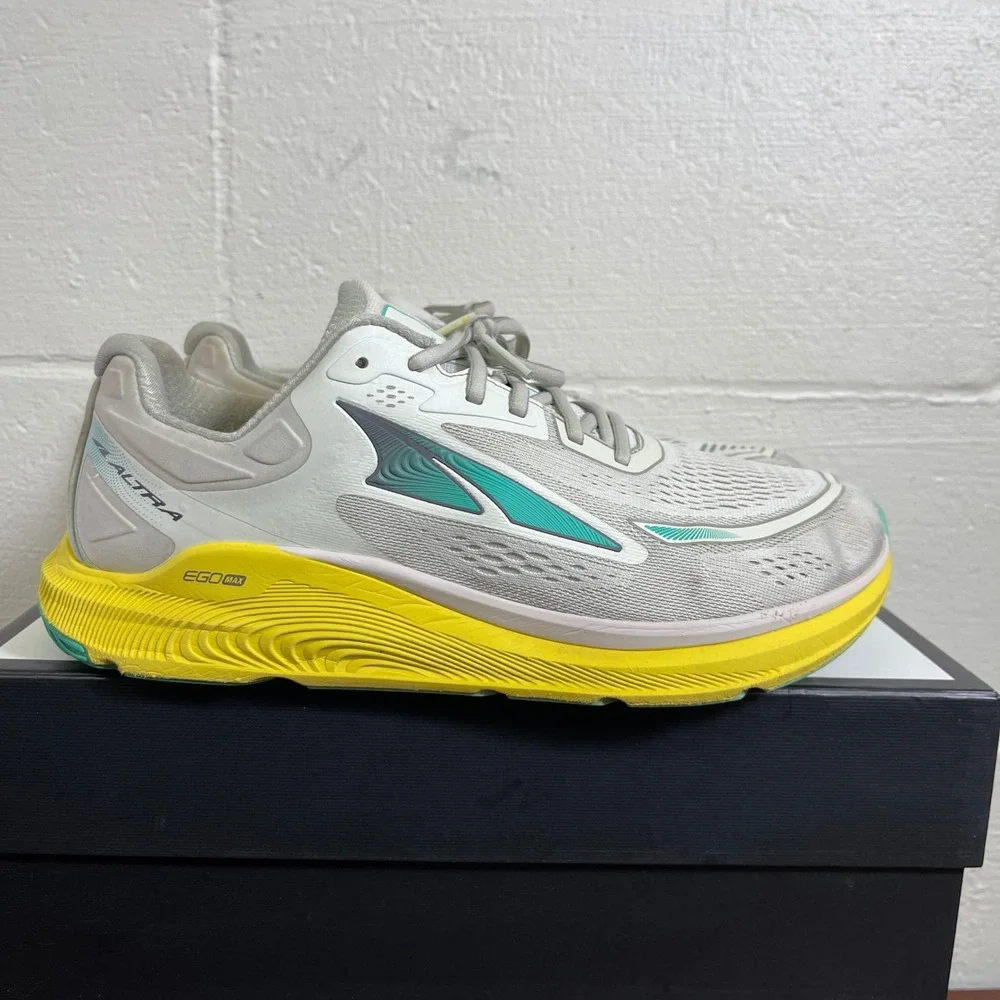 Altra Paradigm 6 AL0A5471270 Gray Yellow‎ Trail Running Shoes Sneaker Mens 11.5M